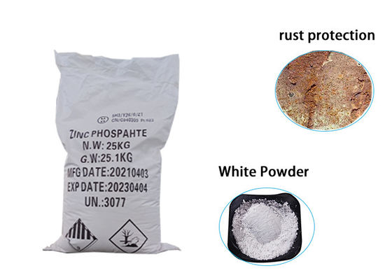 Anti - Corrosion Zinc Phosphate Pigment 325 Mesh CAS 7779-90-0 White Powder Antirust paint for ships, automobiles, indus